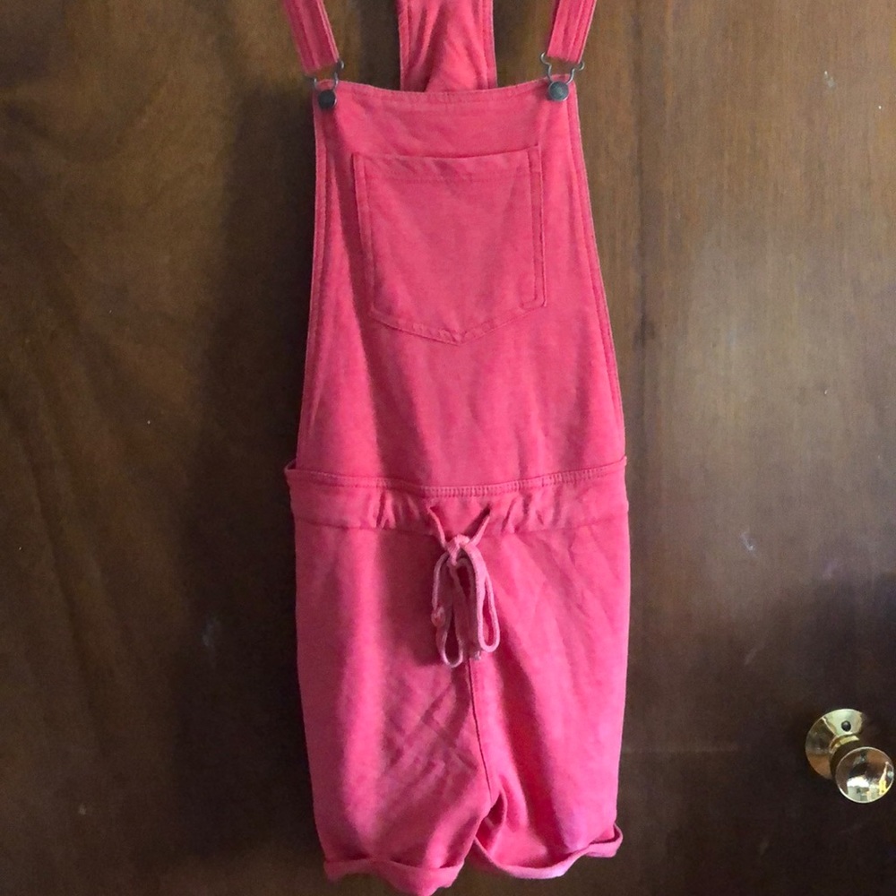 Indie Red Overall/Romper